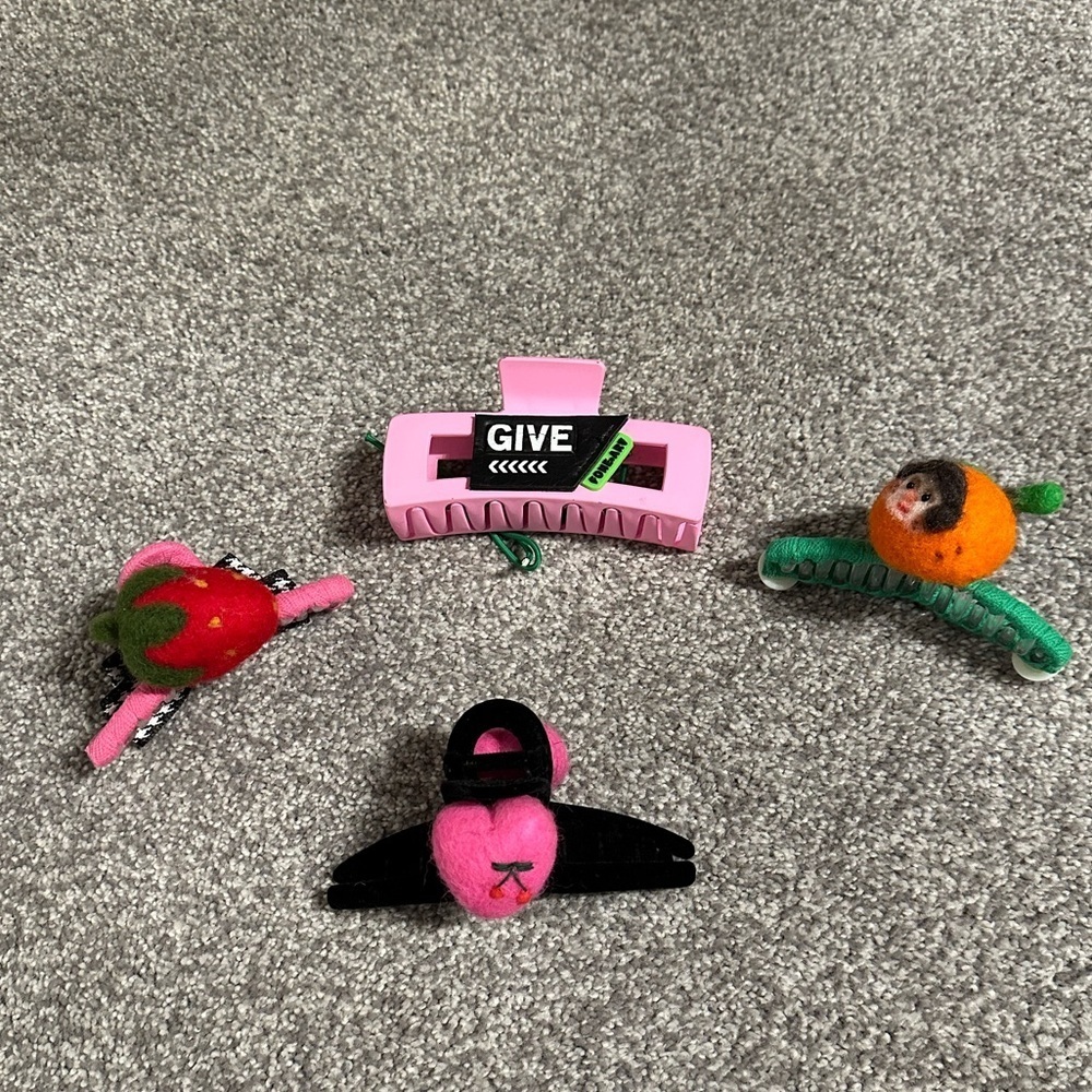 Handmade cute hair clips